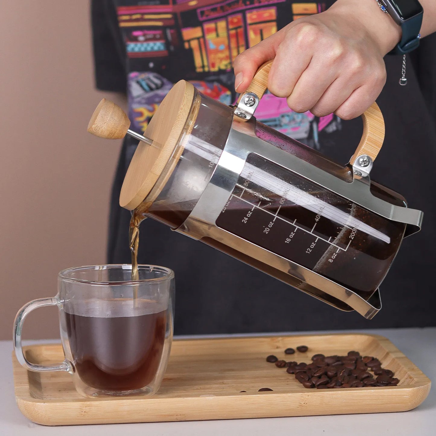 Portable French Press Coffee Maker