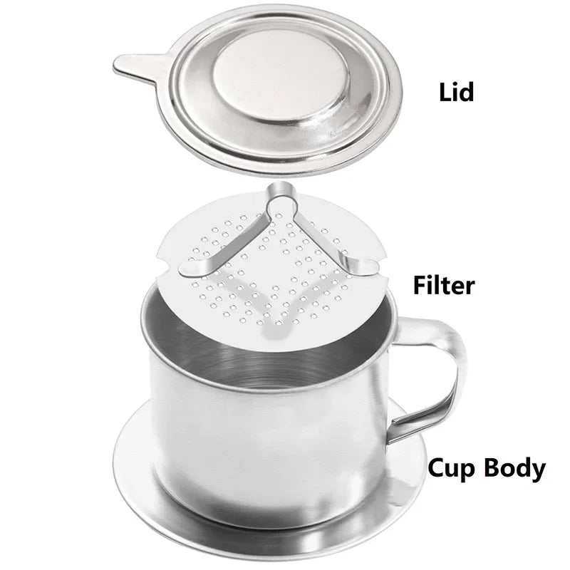 Vietnamese Coffee Filter - Portable Phin Dripper